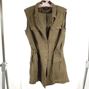 Buffalo Olive Khaki Vest - Size S Petite